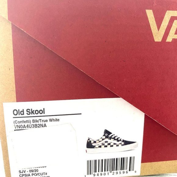 💖MEGA SALE💖VANS Old Skool Confetti Polka Dots   Glitter Skate  Women VN0A4U3B2 - Picture 2 of 11